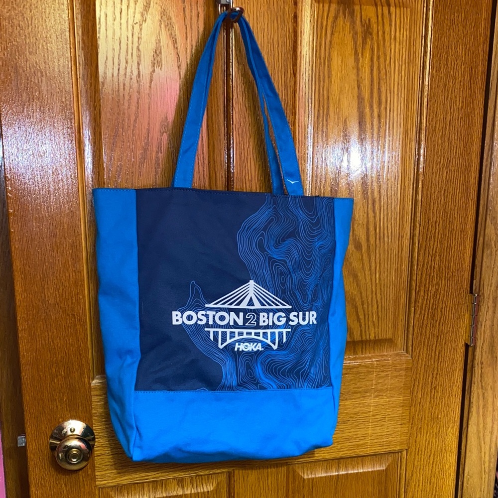 Hoka Boston 2 Big Sur Blue Tote Bag